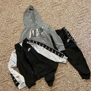 Nike running suit with long sleeved nike shirt all size 24 month